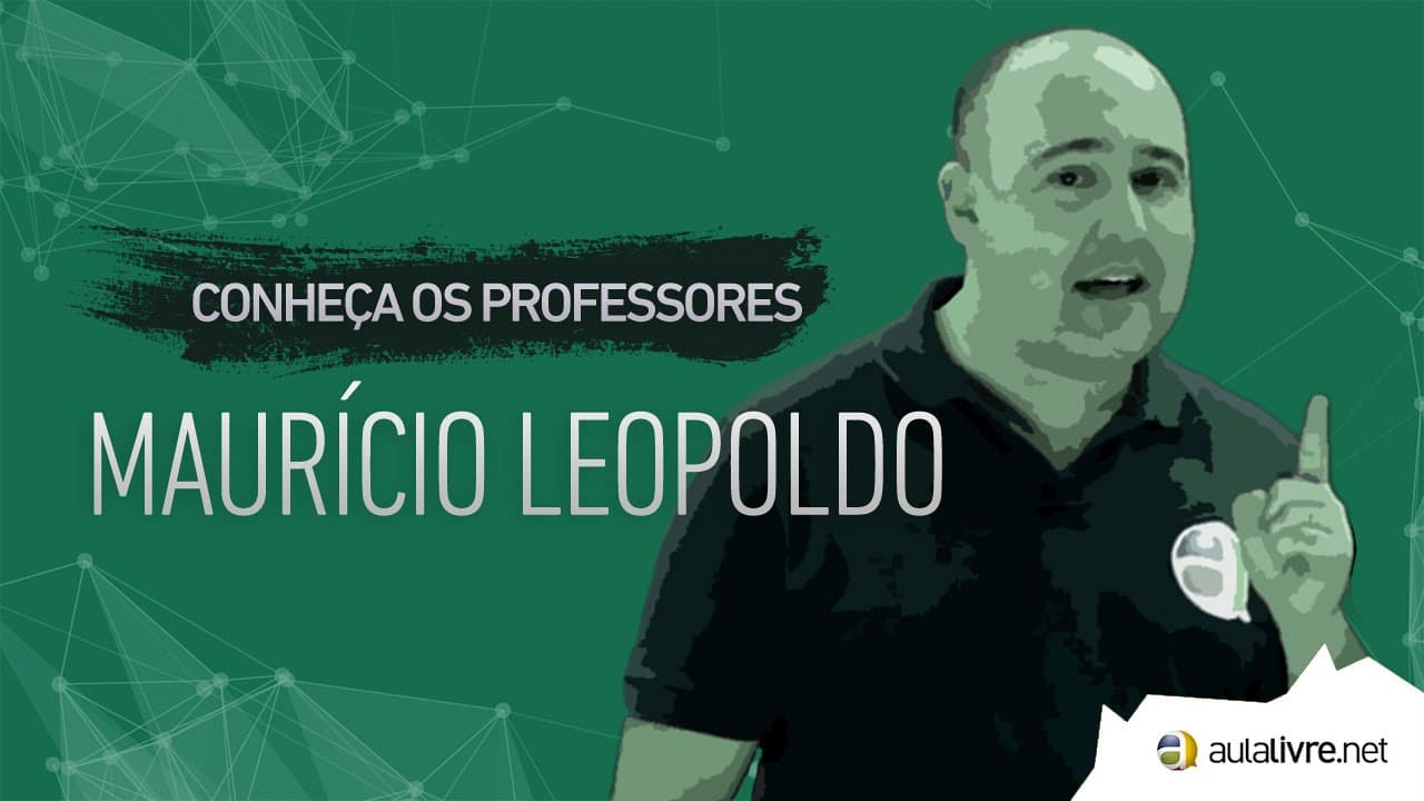 Thumbnail: Conheça os Professores #05 - Maurício Leopoldo - Português - Crase