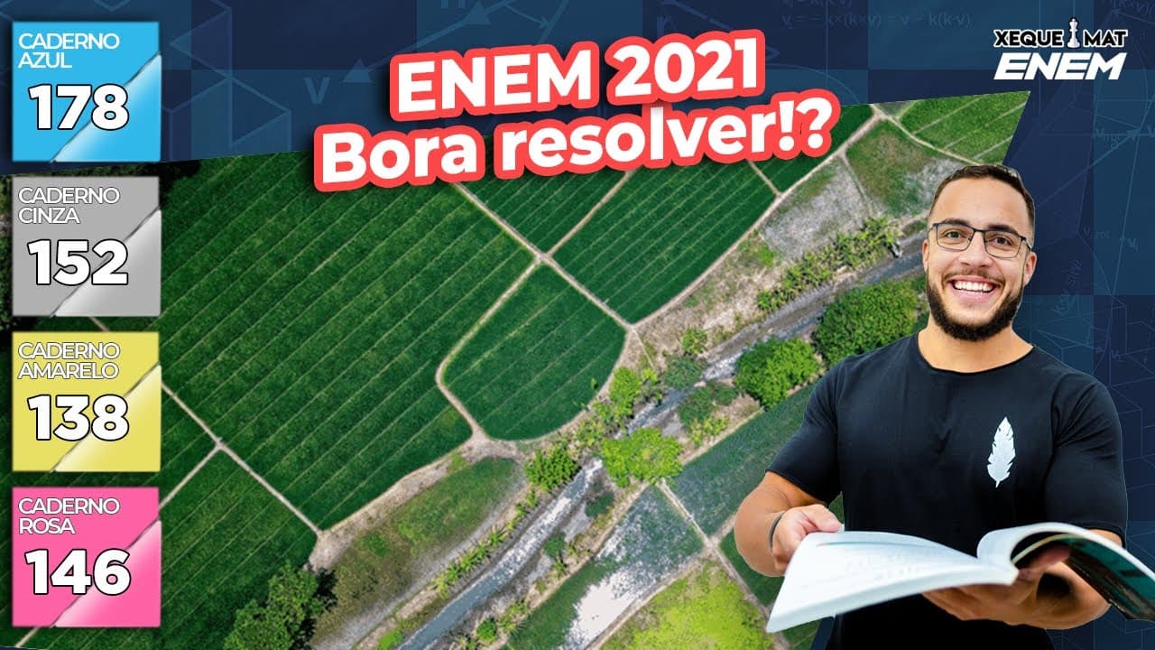 Thumbnail: 🟣 Questão 178 - Caderno Azul | Geometria Plana | MATEMÁTICA ENEM 2021