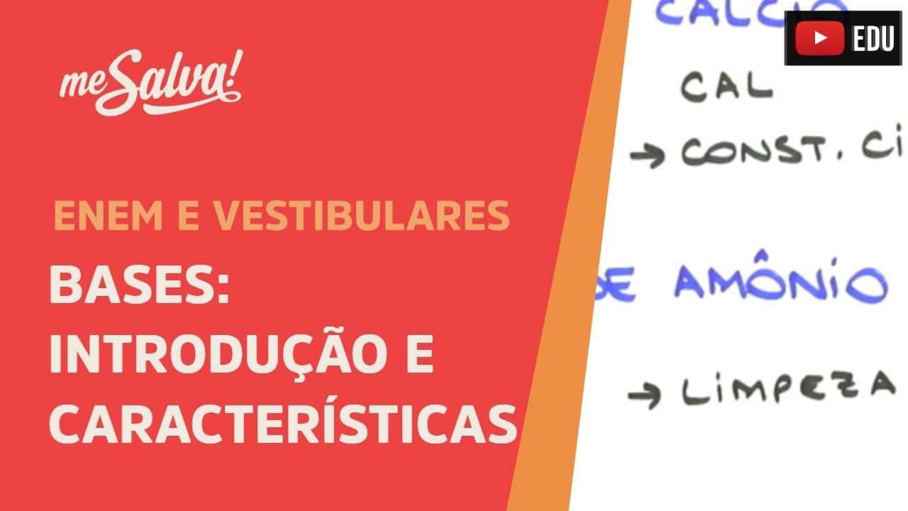 Thumbnail: Me Salva! INO05 - Funções Inorgânicas - Bases: Introdução e Características