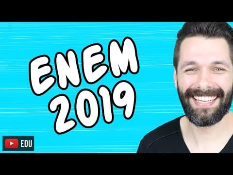 Thumbnail da aula: REVISÃO DE BIOLOGIA - ENEM 2019 | Biologia com Samuel Cunha