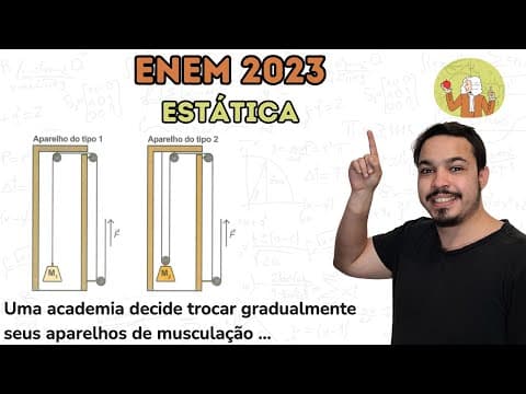 Thumbnail da aula: ENEM 2023 - Uma academia decide trocar gradualmente seus aparelhos de musculação. Agora, os