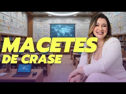 Thumbnail da aula: MACETES DE CRASE: RESOLVA EXERCÍCIOS RAPIDAMENTE E GANHE TEMPO (Gramática para Concursos)