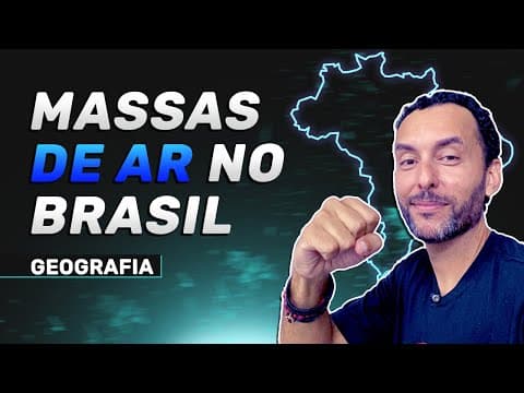 Thumbnail da aula: Entenda TUDO sobre as MASSAS DE AR | Geografia | prof. JeanGrafia