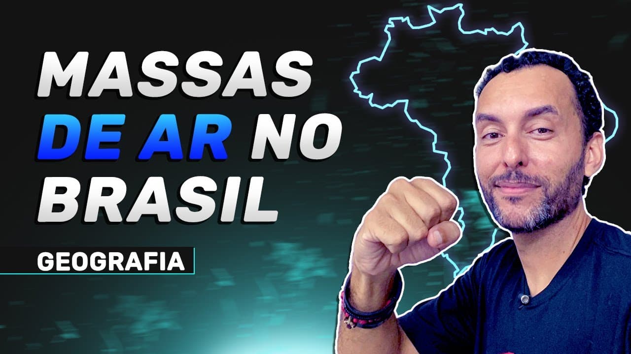 Thumbnail: Entenda TUDO sobre as MASSAS DE AR | Geografia | prof. JeanGrafia