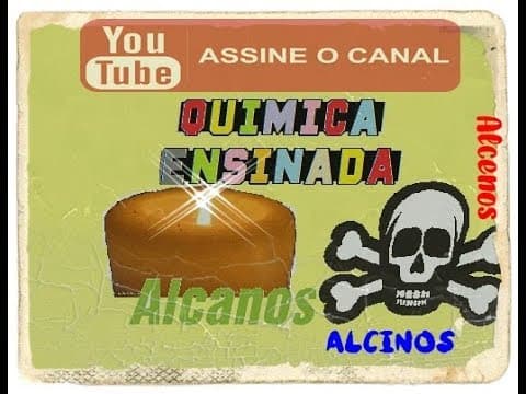Thumbnail da aula: Hidrocarbonetos Nomenclatura Alcanos, Alcenos, Alcinos, Ciclanos. Química Orgânica