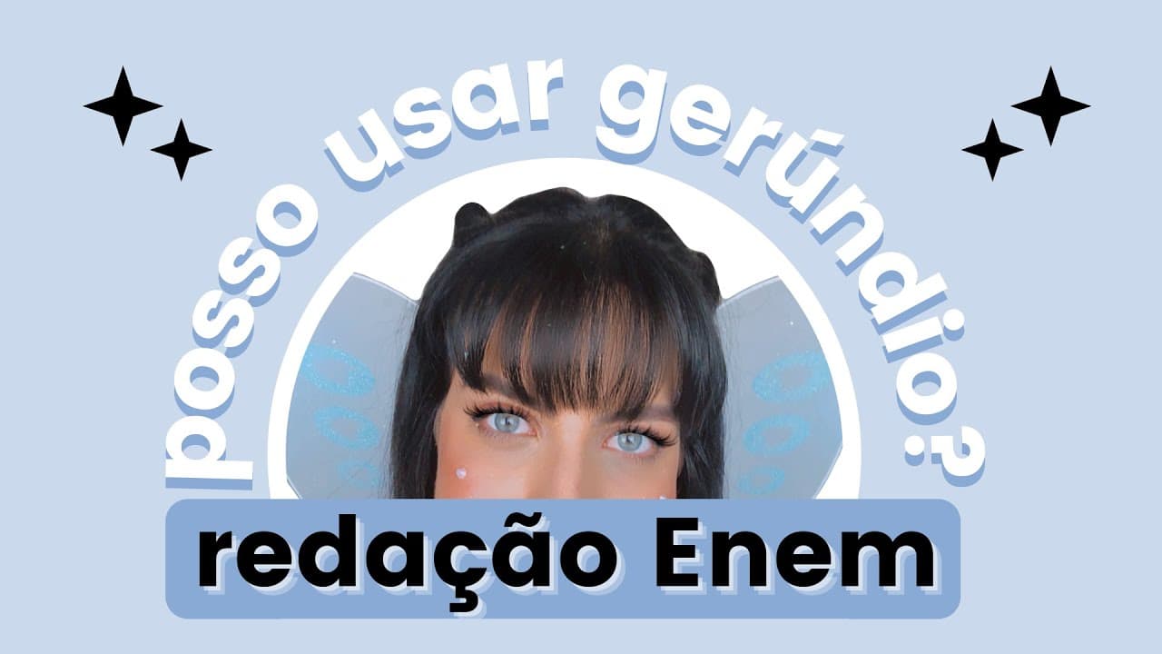 Thumbnail: Pode usar gerúndio na redação do Enem?