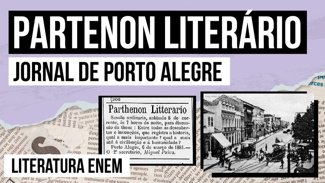 Thumbnail: PARTENON LITERÁRIO: jornal de Porto Alegre | Escritores Gaúchos | Literatura Enem | Camila