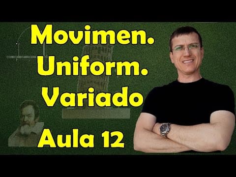 Thumbnail da aula: Encontro de corpos no MUV - Cinemática Escalar - Aula 12 - Prof. Marcelo Boaro