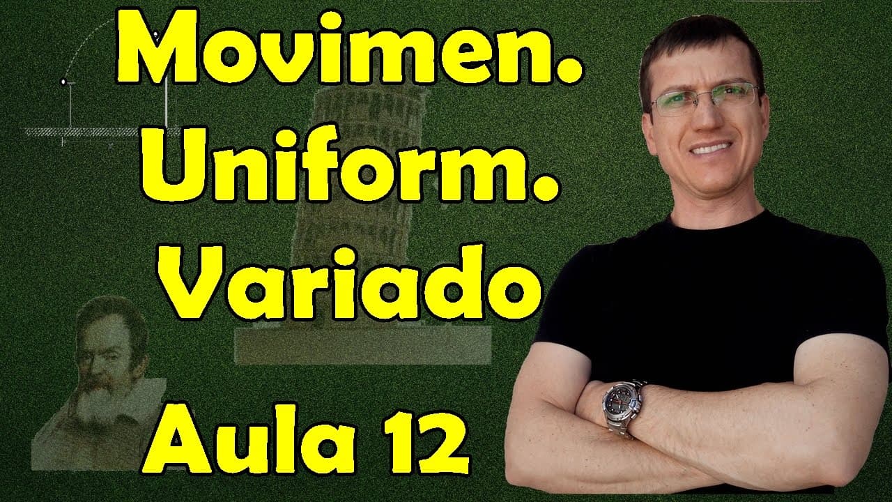 Thumbnail: Encontro de corpos no MUV - Cinemática Escalar - Aula 12 - Prof. Marcelo Boaro