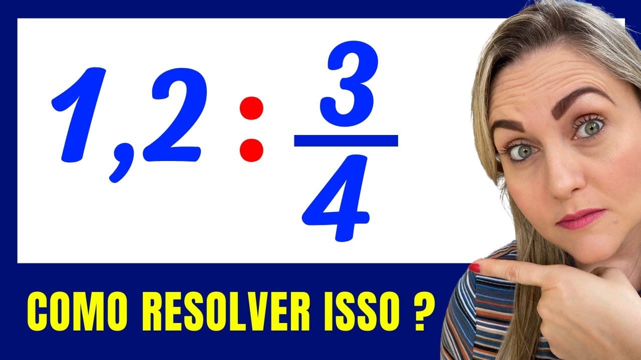 Thumbnail: 😱 DIVISÃO DE DECIMAL COM FRAÇÃO! Aprenda como fazer divisão! Matemática básica todo dia.📚🚀