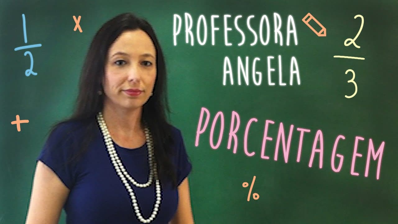 Thumbnail: PORCENTAGEM - Professora Angela Matemática