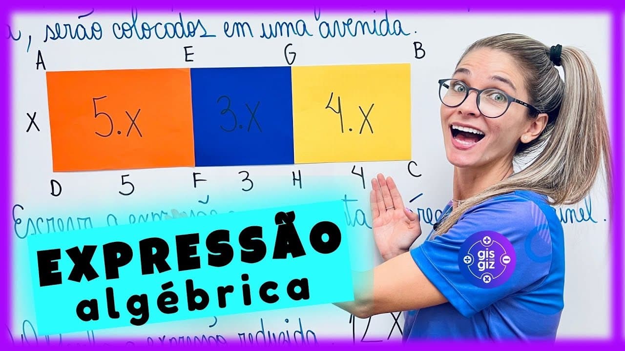 Thumbnail: EXPRESSÕES ALGÉBRICAS  EXERCÍCIOS