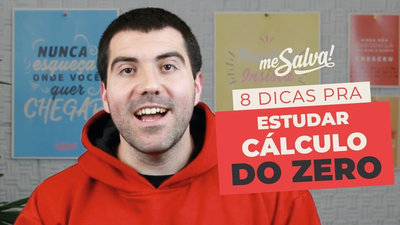 Thumbnail: 8 DICAS pra estudar Cálculo DO ZERO Me Salva!
