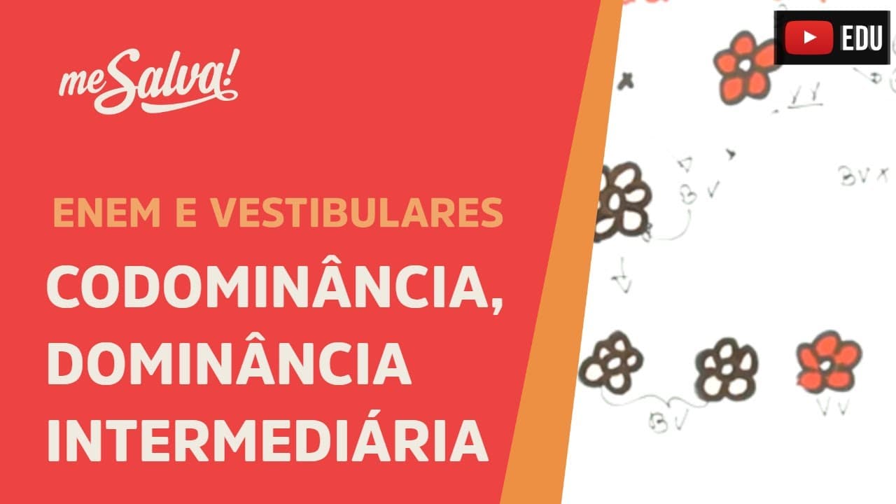 Thumbnail: Me Salva! GEN10 - Genética - Codominância, Dominância intermediária