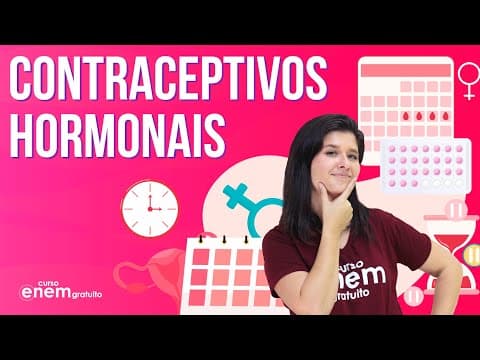 Thumbnail da aula: A PÍLULA ANTICONCEPCIONAL E OS CONTRACEPTIVOS HORMONAIS | Resumo de Biologia para o Enem