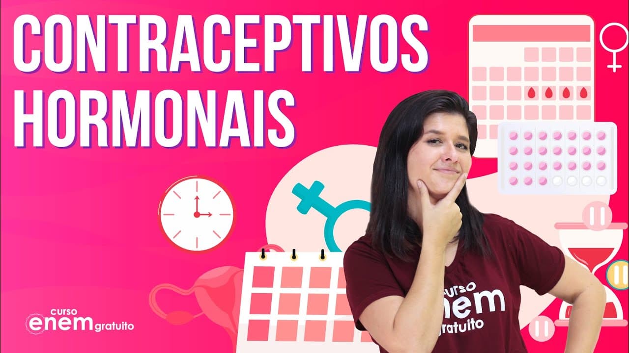 Thumbnail: A PÍLULA ANTICONCEPCIONAL E OS CONTRACEPTIVOS HORMONAIS | Resumo de Biologia para o Enem