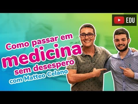 Thumbnail da aula: Como passar em MEDICINA sem desespero?