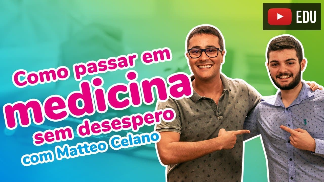 Thumbnail: Como passar em MEDICINA sem desespero?