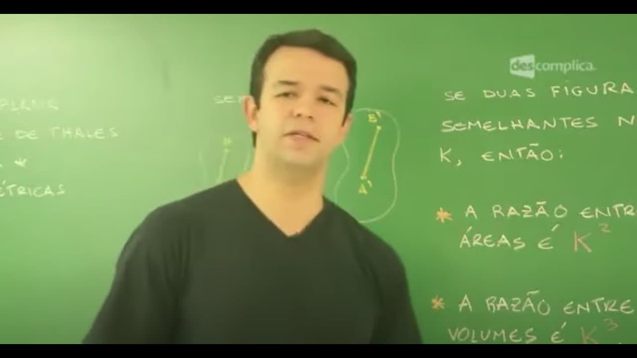 Thumbnail: Geometria Plana: Conceito de Semelhança - Matemática | Descomplica