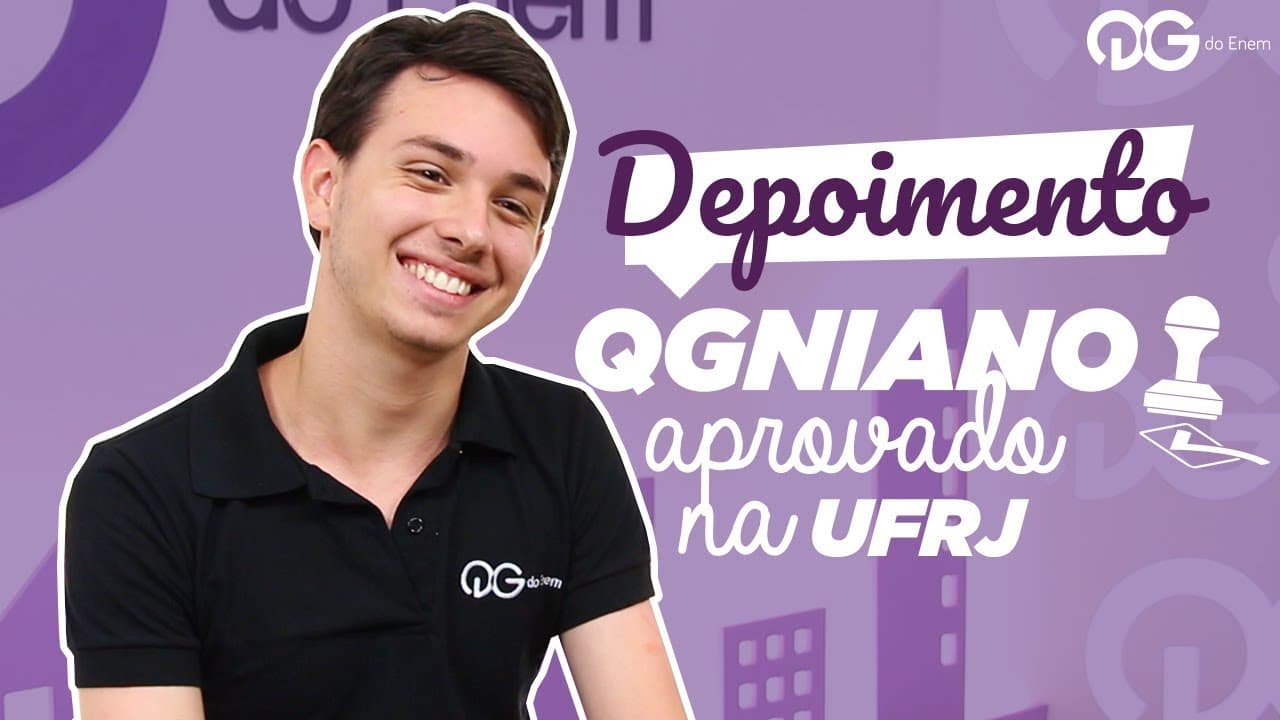 Thumbnail: QGniano aprovado UFRJ: Gabriel Milaré - História