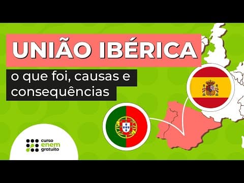 Thumbnail da aula: UNIÃO IBÉRICA: o que foi, causas e consequências | História para o Enem | Felipe de Oliveira