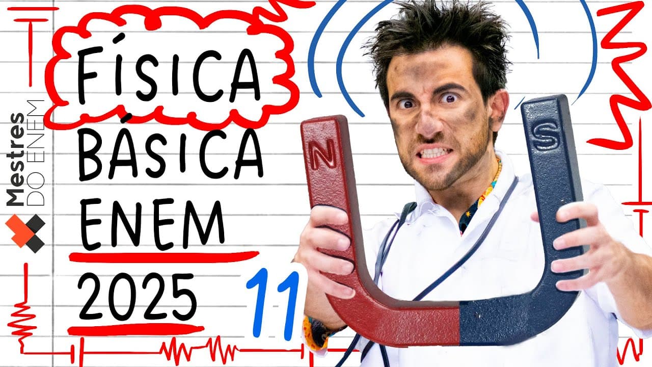 Thumbnail: 🧲 ELETROMAGNETISMO: Aulão COMPLETO ENEM - Física MESTRES DO ENEM