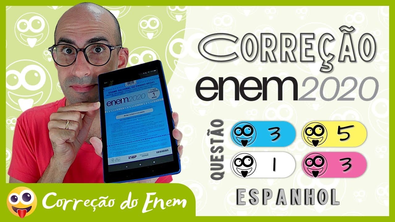 Thumbnail: [CORREÇÃO DO ENEM] Questão 3 (espanhol) - Enem 2020 impresso - Prova azul ▷ Relatos Salvajes