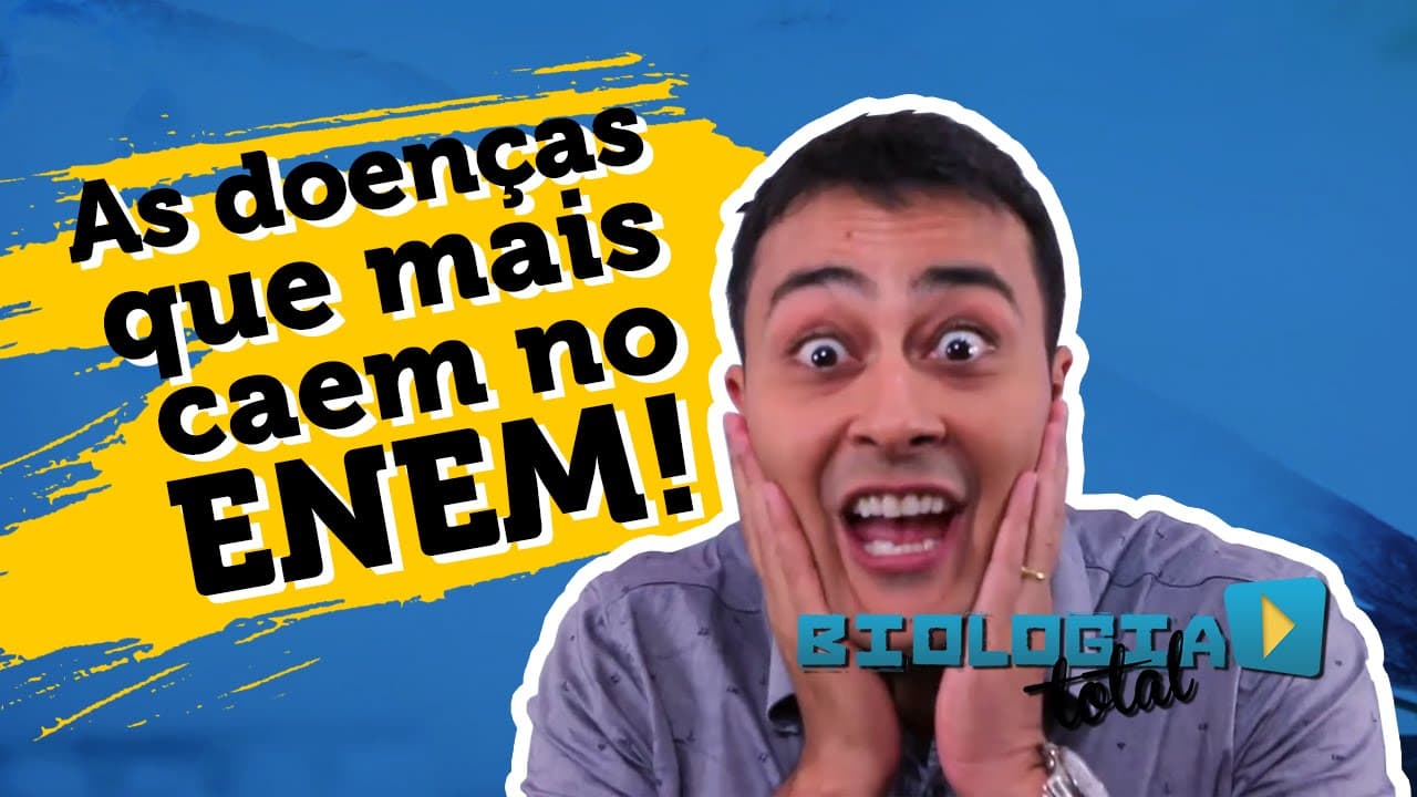 Thumbnail: AS DOENÇAS QUE MAIS CAEM NO ENEM - Biologia - Prof. Paulo Jubilut