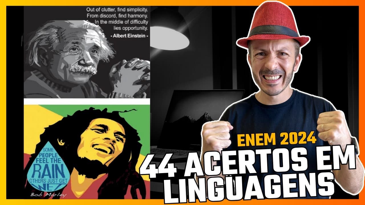 Thumbnail: ENEM 2024: A relação entre as citações atribuídas ao físico Albert Einsteine...