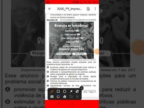 Thumbnail da aula: Revisão Enem 2022 linguagens 📚💖🤓/Questão 22 Enem 2020 caderno Azul 📚 Linguagens 1 apli