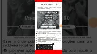 Revisão Enem 2022 linguagens 📚💖🤓/Questão 22 Enem 2020 caderno Azul 📚 Linguagens 1 apli
