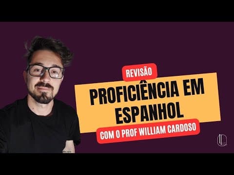 Thumbnail da aula: Provas de proficiência em espanhol