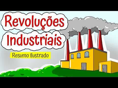 Thumbnail da aula: Revolução industrial e industria 4.0 - da Primeira a Quarta (resumo ilustrado)