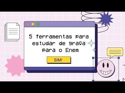 Thumbnail da aula: Como estudar de graça para o Enem - Brasil Escola