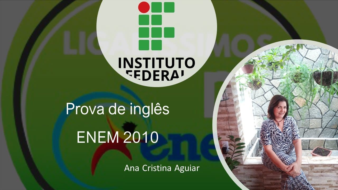 Thumbnail: Resolvendo a prova de inglês ENEM 2010