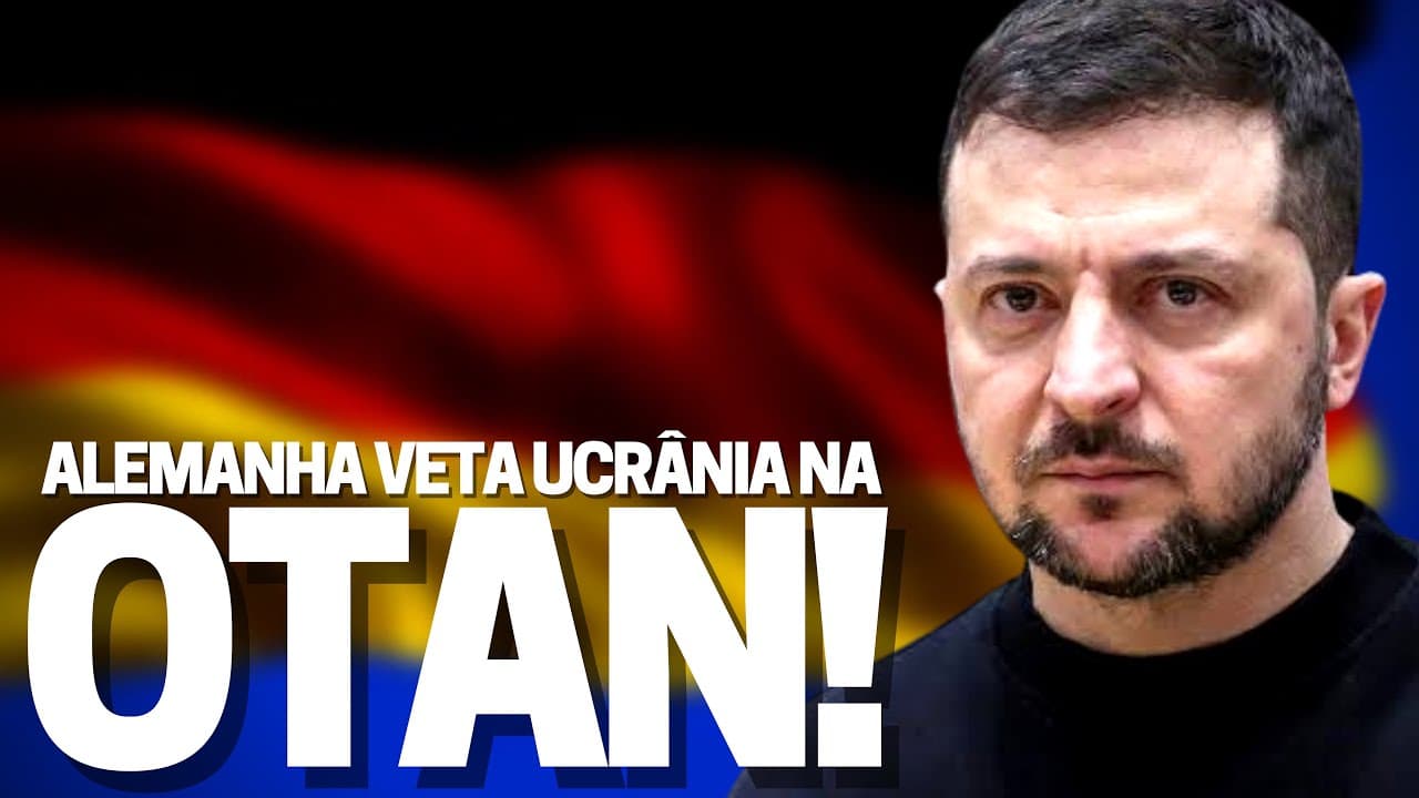 Thumbnail: Alemanha veta Ucrânia na OTAN! Zelensky fala sobre bombas de fragmentação e dinheiro para Amazônia!?