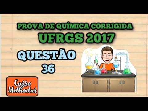 Thumbnail da aula: Questão 36 de 2017 prova de química UFRGS - Nos compostos H2SO4, KH, H2, H2O2, NaHCO3