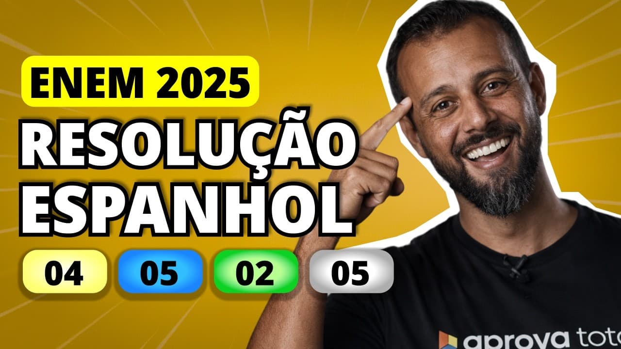 Thumbnail: ENEM 2025 Espanhol – Questão 4 | ¿Qué es la generación Alfa? Hacer cortes generacionales no es una