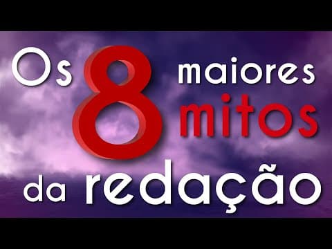 Thumbnail da aula: Os 8 maiores mitos da redação - Brasil Escola