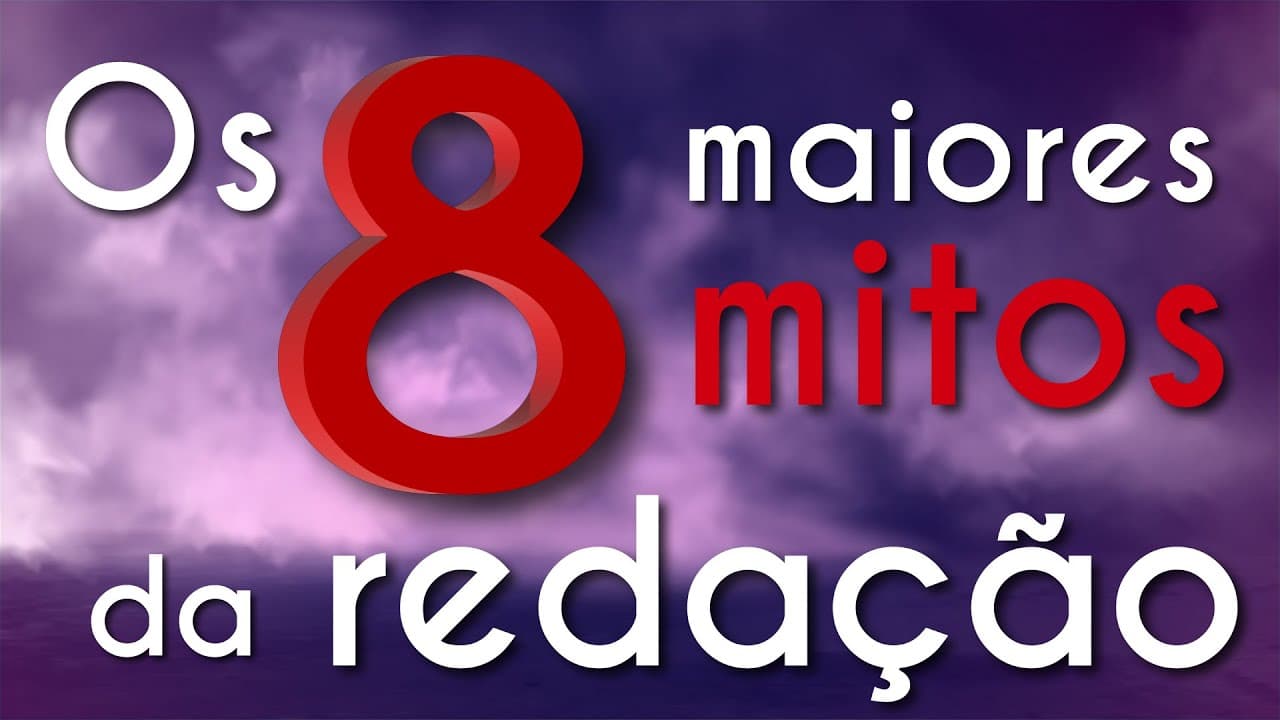 Thumbnail: Os 8 maiores mitos da redação - Brasil Escola