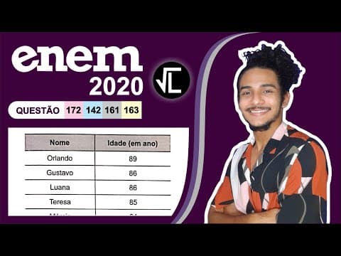 Thumbnail da aula: ENEM 2020 | O Estatuto do Idoso, no Brasil, prevê certos direitos às pessoas com idade avançada, con