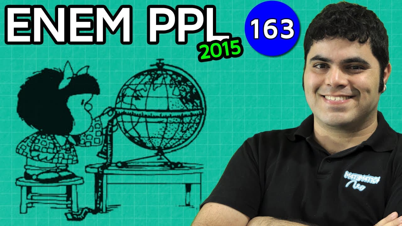 Thumbnail: ENEM PPL 2015 Matemática #28 - Escala na Circunferência da Terra