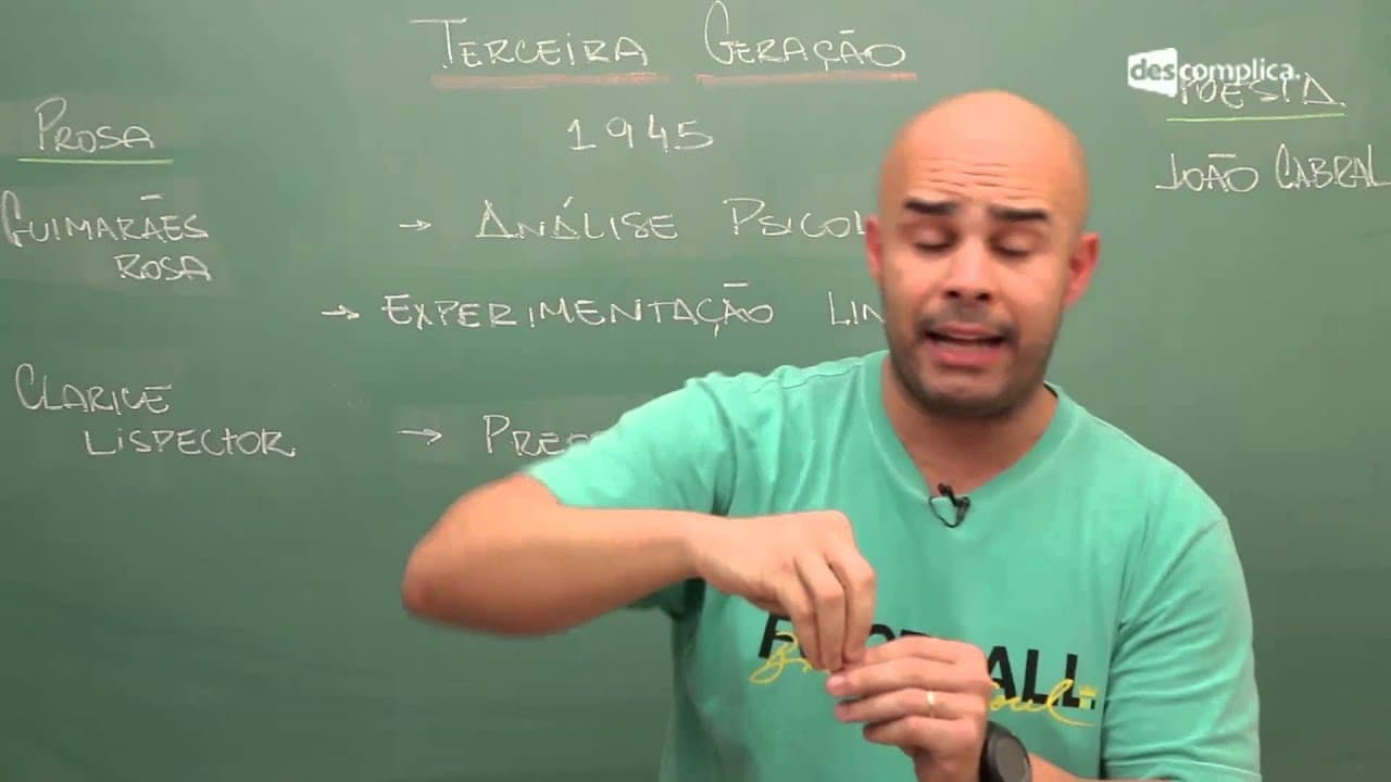 Thumbnail: Modernismo: 3ª Geração - Aula ao Vivo: Português | Descomplica
