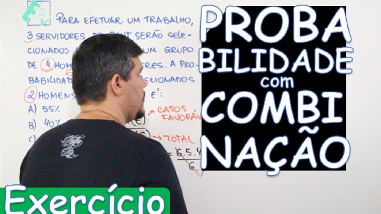Thumbnail: PROBABILIDADE - EXERCÍCIO - RESOLUÇÃO EXATAS (APP) #7