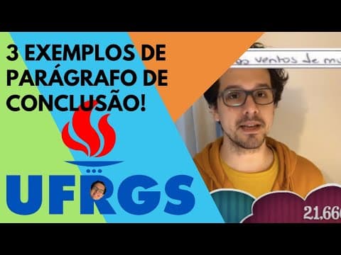Thumbnail da aula: Redação UFRGS - 3 exemplos de conclusão | Redaçandro