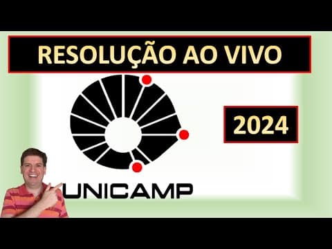 Thumbnail da aula: Gabarito Unicamp 2024, Resolução Unicamp 2024