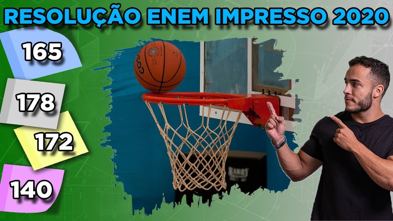 Thumbnail: 🔵 Questão 165 - Caderno Azul | Estatística | MATEMÁTICA ENEM 2020