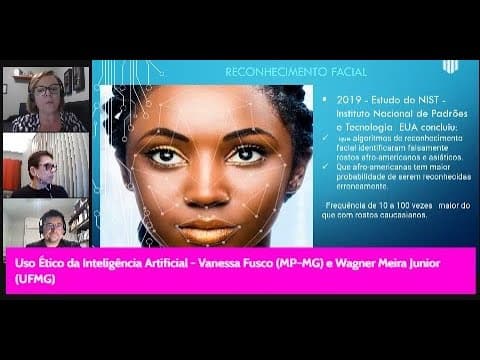 Thumbnail da aula: Uso Ético da Inteligência Artificial - Vanessa Fusco (MP-MG) e Wagner Meira Junior (UFMG)