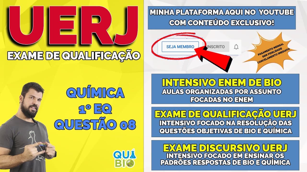 Thumbnail: UERJ 2024 - 1o EQ - Questão 8 - O ânion superóxido é uma espécie química oxidante que possui dois át