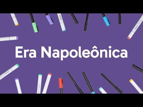Thumbnail da aula: ERA NAPOLEÔNICA | QUER QUE DESENHE | DESCOMPLICA